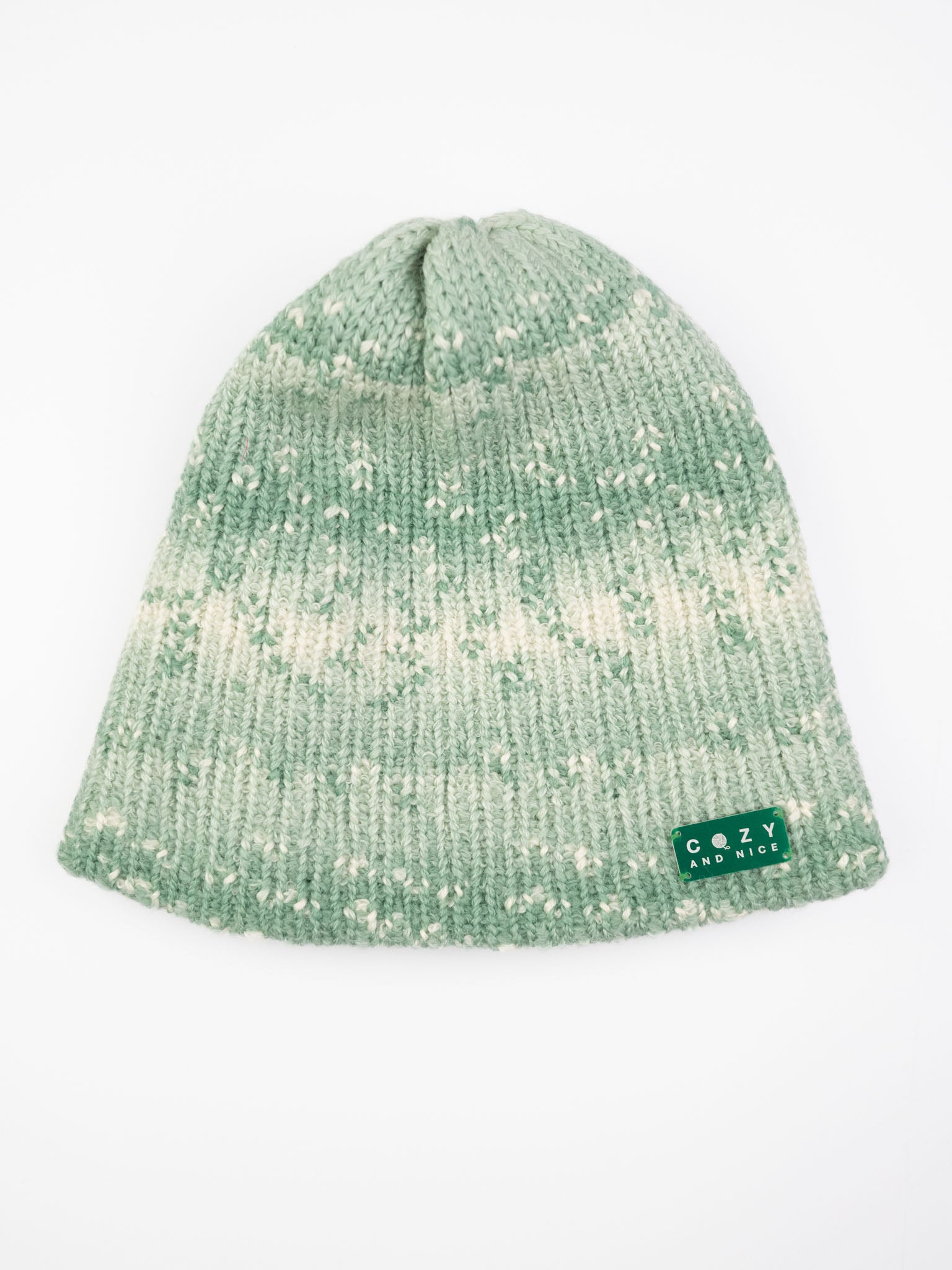 Mint Green Nebula Beanie – COZY AND NICE display picture 1